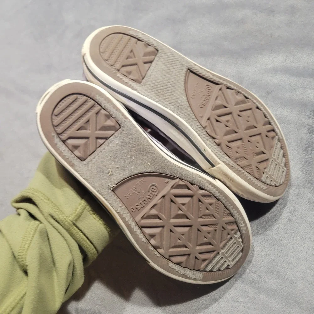 Converse Chuck Taylor All Star Low Top Purple Canvas‎ Junior Kids Shoes Size 12